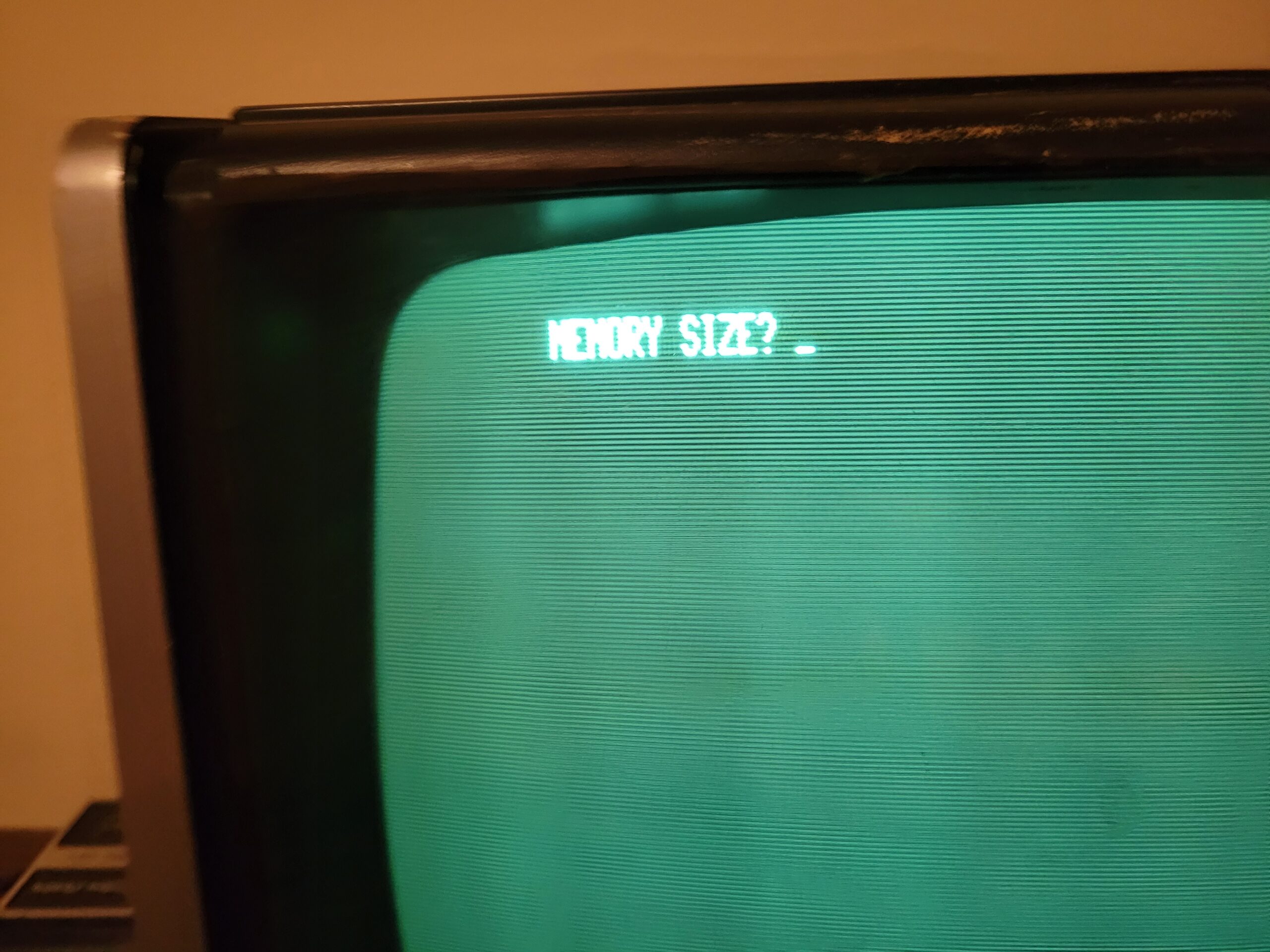 TRS-80 Model I Memory Size prompt