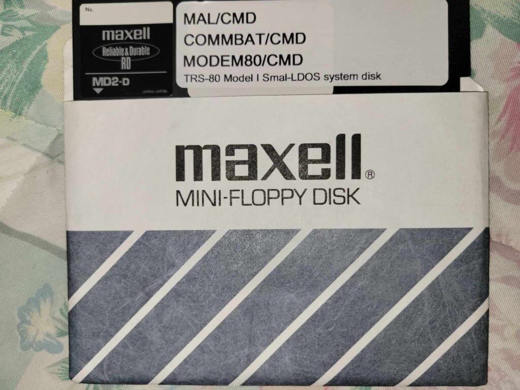 Floppy disk with Modem80