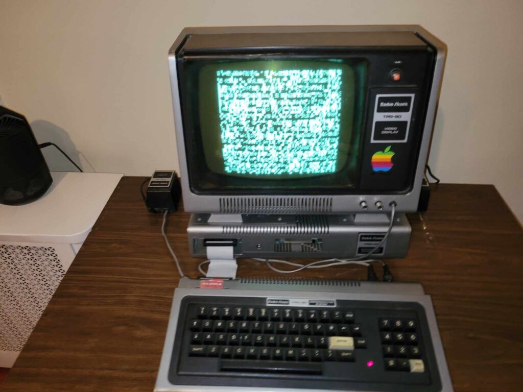 TRS-80 Model I, monitor, Expansion Interface turned on