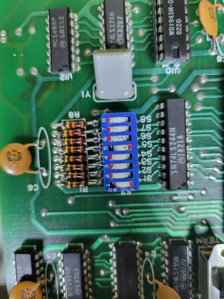 Expansion Interface RS-232 Dip Switches